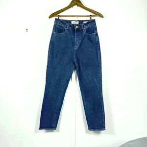 Pacsun Women's Size 26 Blue High‎ Rise Medium Wash Cotton Mom Jeans Tapered